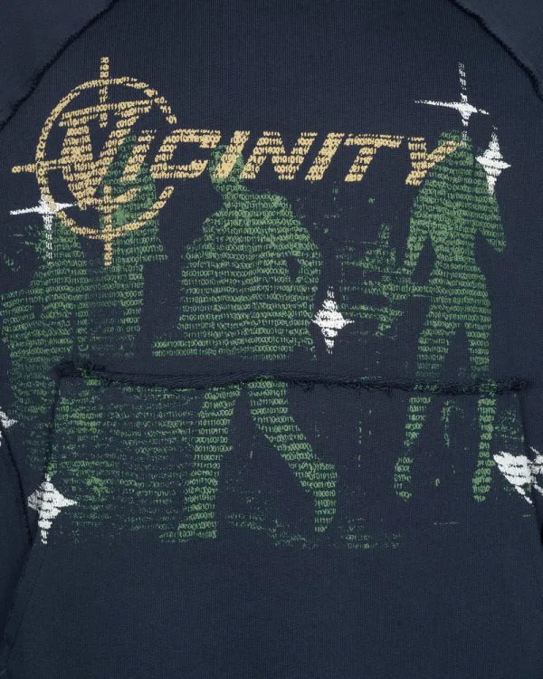 BINARY INSIDEOUT HOODIE NAVY BLUE - Sweats & Hoodies - streetwear Avenue Wear