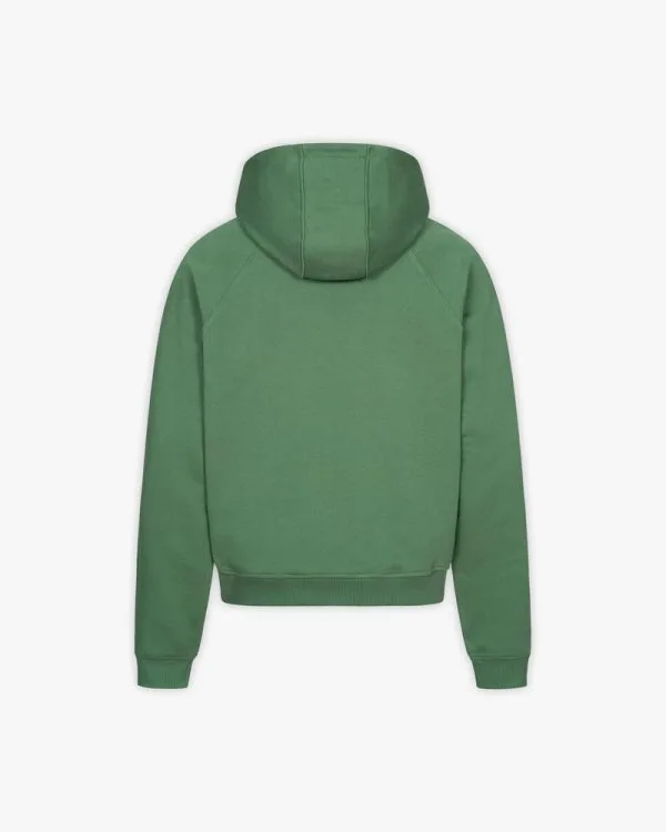 BINARY ZIP HOODIE GREEN - Sweats & Hoodies - streetwear Avenue Wear