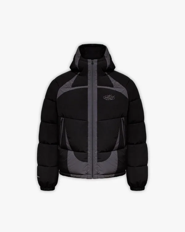 Blaze puffer jacket black - Avenue Wear