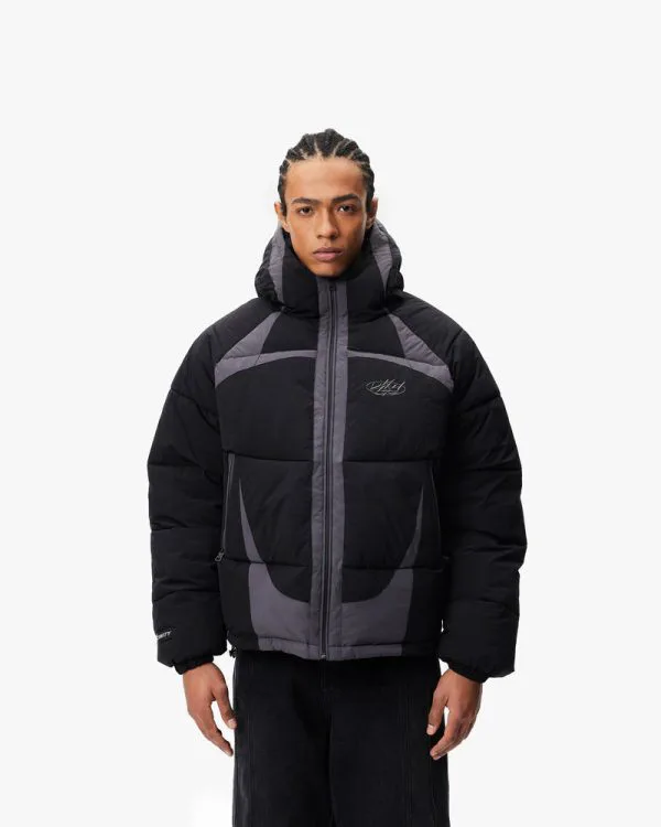 BLAZE PUFFER JACKET BLACK - Vestes - streetwear Avenue Wear