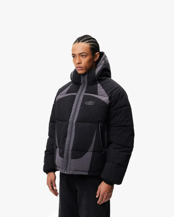 BLAZE PUFFER JACKET BLACK - Vestes - streetwear Avenue Wear