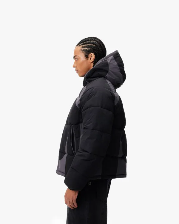 BLAZE PUFFER JACKET BLACK - Vestes - streetwear Avenue Wear
