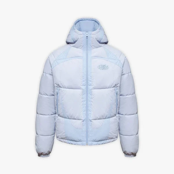 Blaze puffer jacket skyblue - Avenue Wear