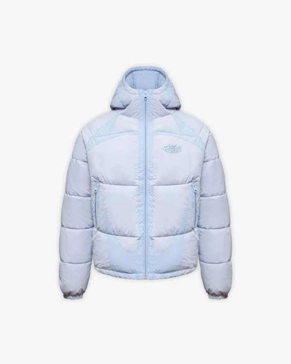 Blaze puffer jacket skyblue - Avenue Wear