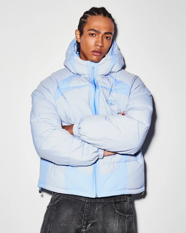 BLAZE PUFFER JACKET SKYBLUE - Vestes - streetwear Avenue Wear