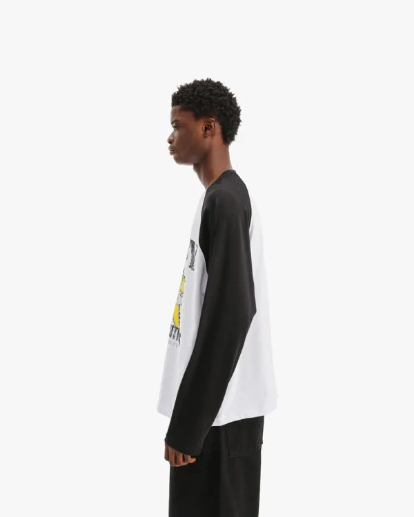 BLONDE AMBITIONS LONGSLEEVE WHITE/BLACK - Sweats & Hoodies - streetwear Avenue Wear