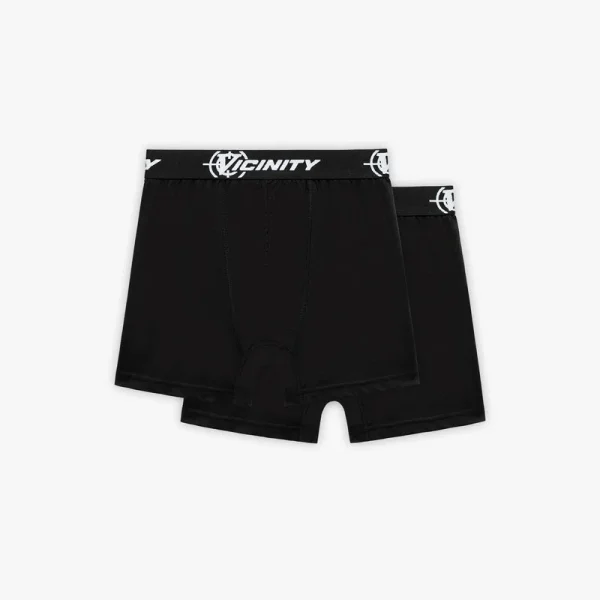 Boxers double pack black - Avenue Wear