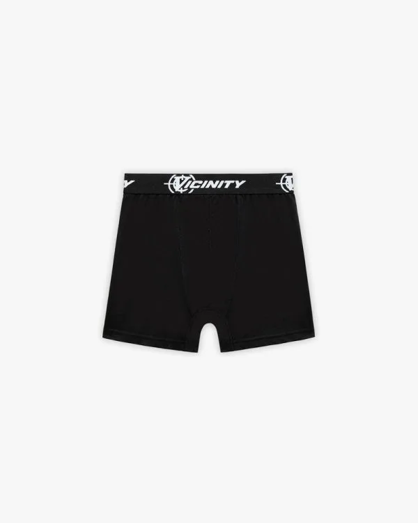 BOXERS DOUBLE PACK BLACK - Accessoires - streetwear Avenue Wear