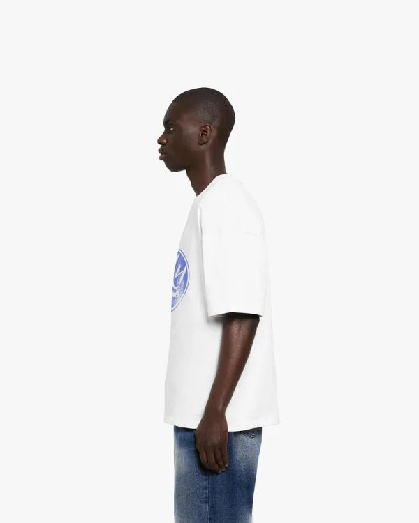 BROKEN SCRIPT TEE WHITE - T-Shirts - streetwear Avenue Wear