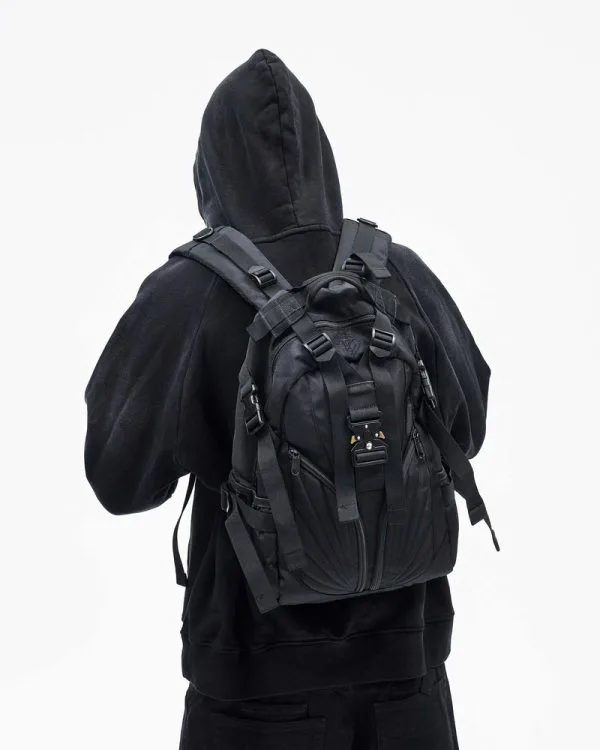 BUCKLE BACKPACK - BLACK - Accessoires - streetwear Avenue Wear