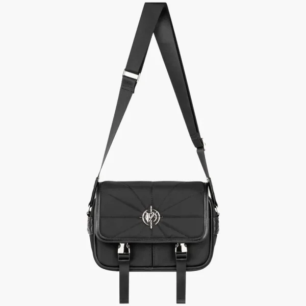 Buckle shoulder bag black - Avenue Wear