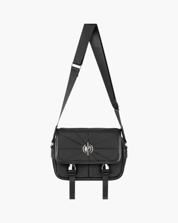 Buckle shoulder bag black - Avenue Wear