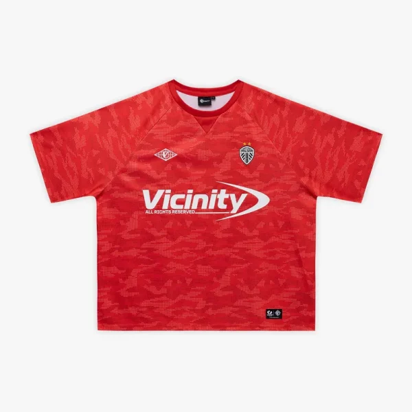 Camo jersey red - Avenue Wear