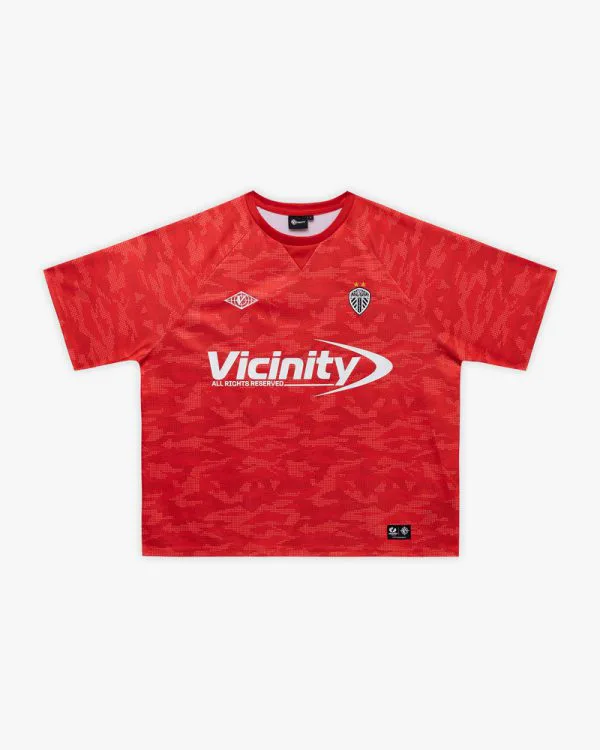 Camo jersey red - Avenue Wear