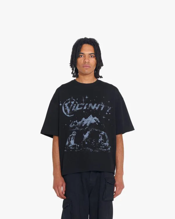 CAMPFIRE TEE BLACK - T-Shirts - streetwear Avenue Wear