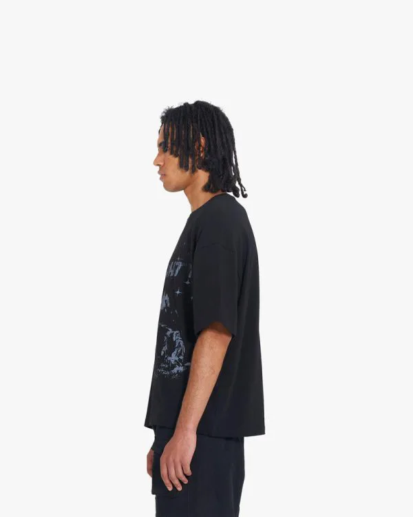 CAMPFIRE TEE BLACK - T-Shirts - streetwear Avenue Wear