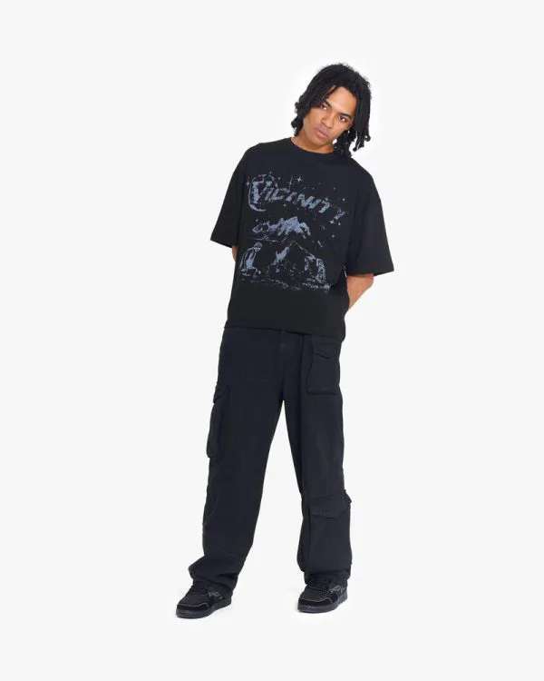 CAMPFIRE TEE BLACK - T-Shirts - streetwear Avenue Wear