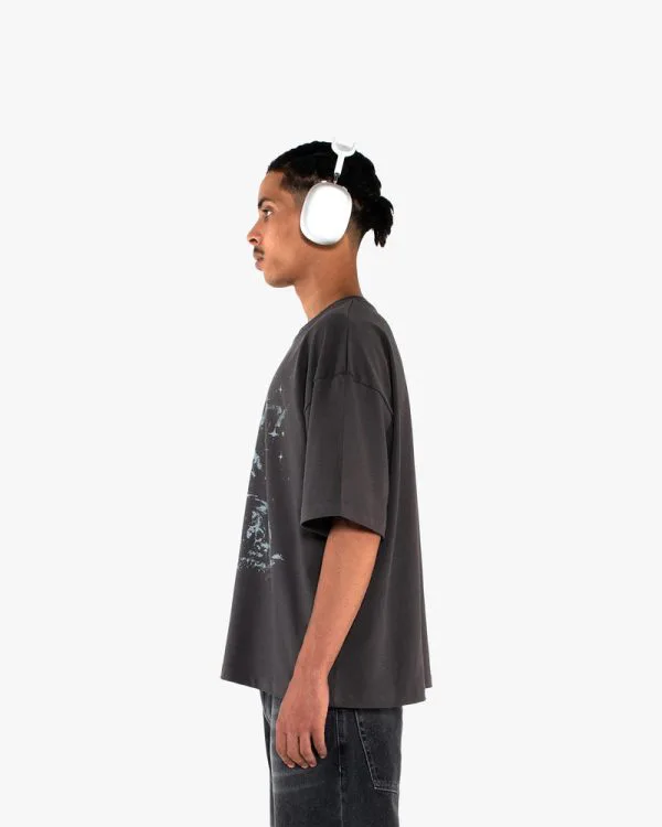 CAMPFIRE TEE DARK GREY - T-Shirts - streetwear Avenue Wear