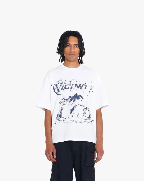 CAMPFIRE TEE WHITE - T-Shirts - streetwear Avenue Wear