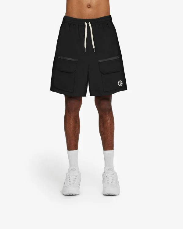 CARGO SWIMSHORTS BLACK - Pantalons & Jorts - streetwear Avenue Wear