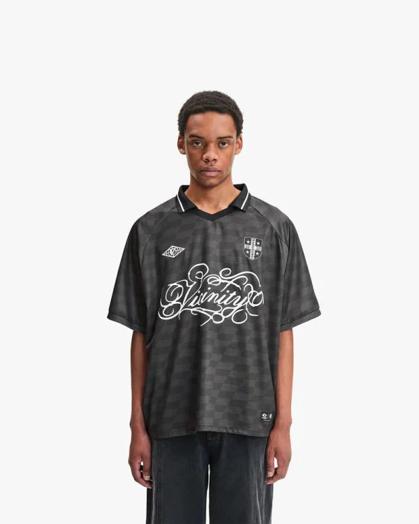 CHECKERED BW JERSEY BLACK - Jerseys - streetwear Avenue Wear