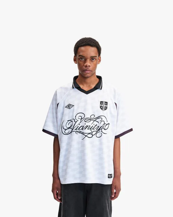CHECKERED BW JERSEY WHITE - Jerseys - streetwear Avenue Wear