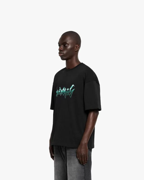 CHROMATIC TEE BLACK - T-Shirts - streetwear Avenue Wear