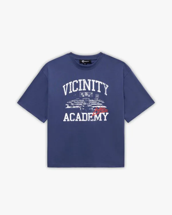 Classroom tee blue - Avenue Wear