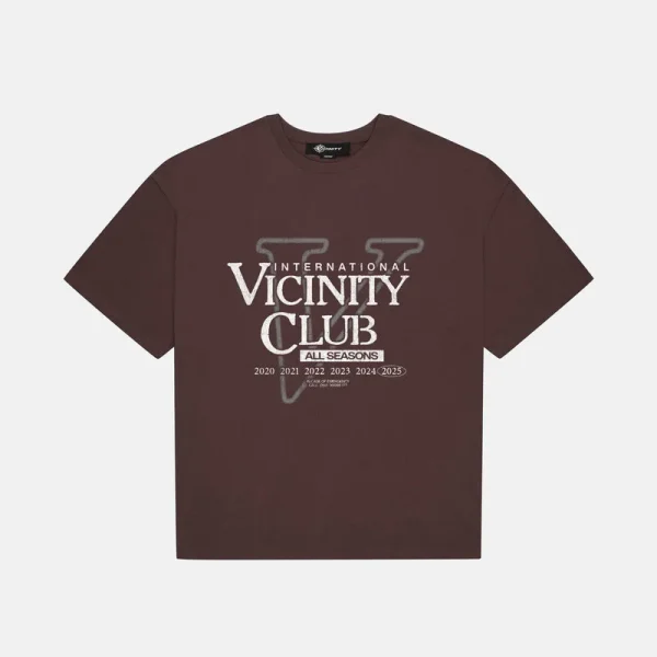 Club tee brown - Avenue Wear