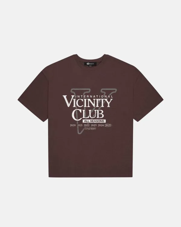 Club tee brown - Avenue Wear