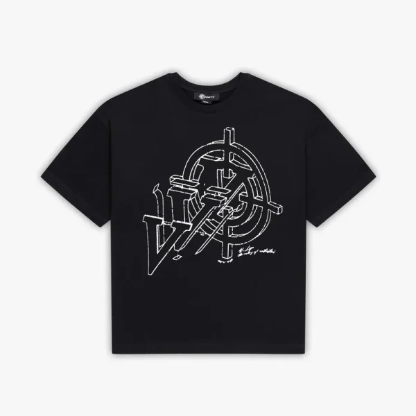 Construction logo tee black - Avenue Wear