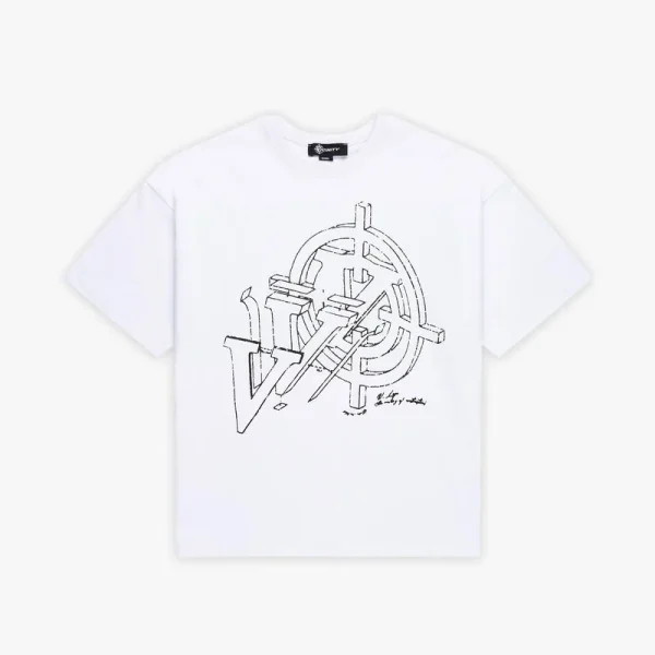 Construction logo tee white - Avenue Wear