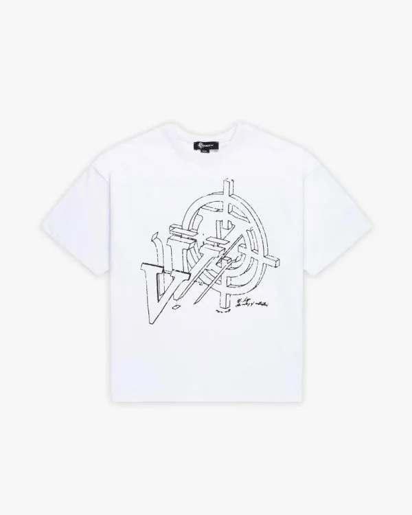 Construction logo tee white - Avenue Wear
