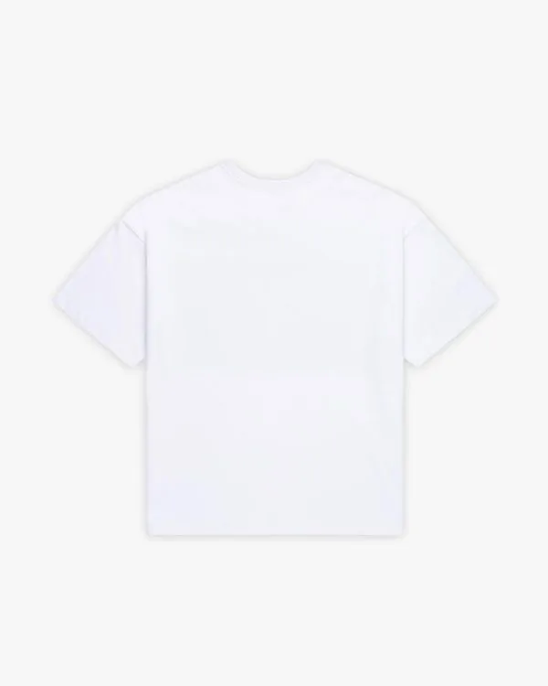 CONSTRUCTION LOGO TEE WHITE - T-Shirts - streetwear Avenue Wear