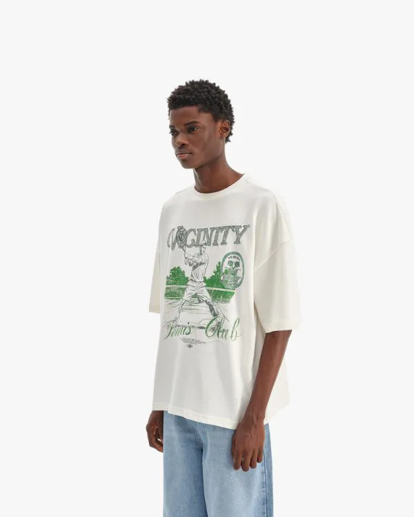 COURT TEE CREAM - Sweats & Hoodies - streetwear Avenue Wear