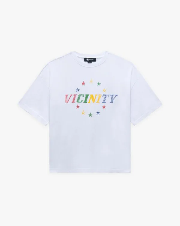 Crayon tee white - Avenue Wear