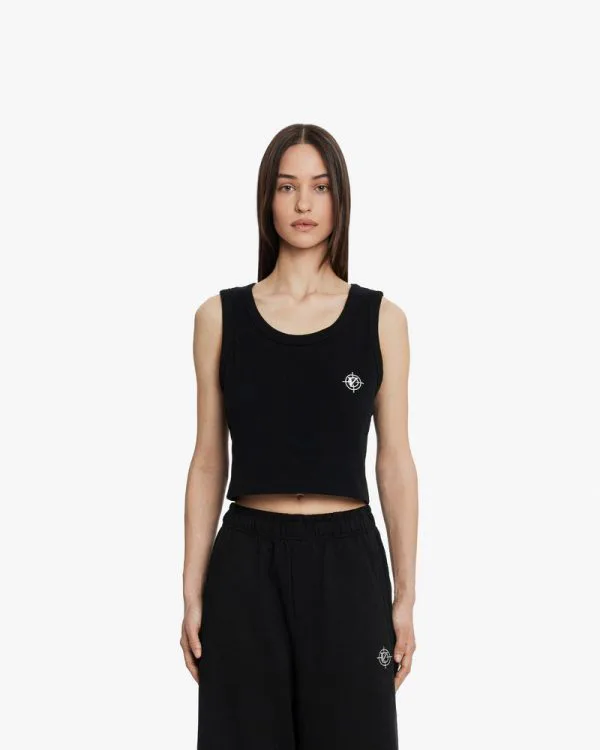 CROP TANKTOP DOUBLE PACK (BLACK & WHITE) - T-Shirts - streetwear Avenue Wear