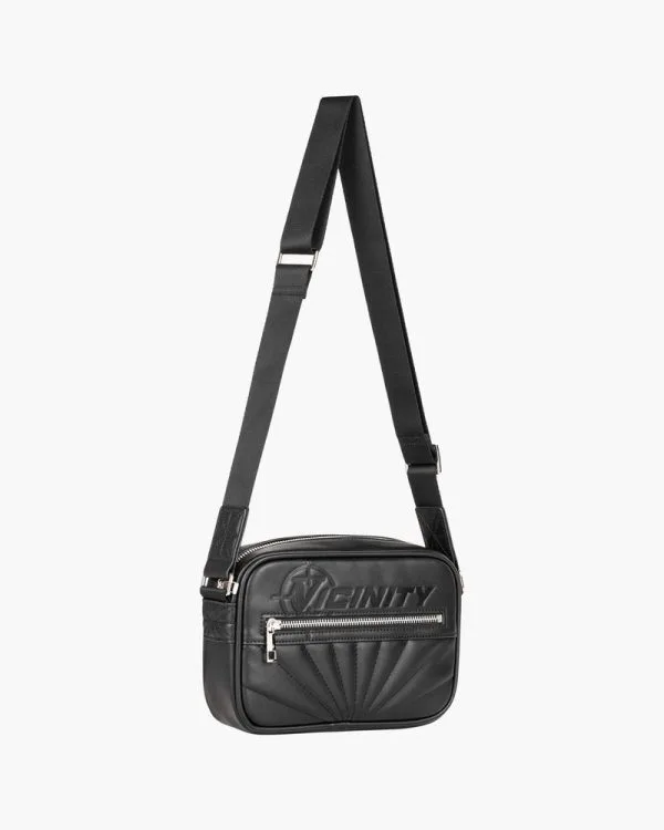 DEBOSSED LOGO SHOULDER BAG - BLACK - Accessoires - streetwear Avenue Wear