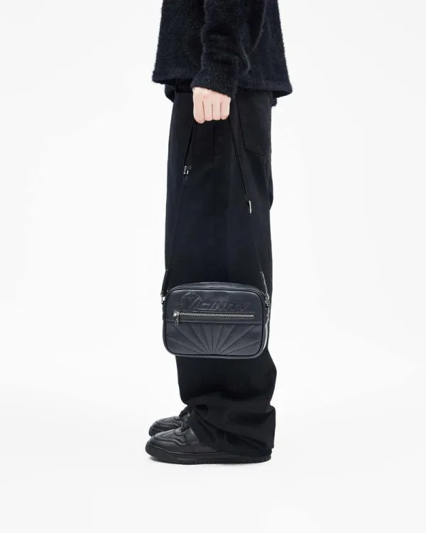 DEBOSSED LOGO SHOULDER BAG - BLACK - Accessoires - streetwear Avenue Wear