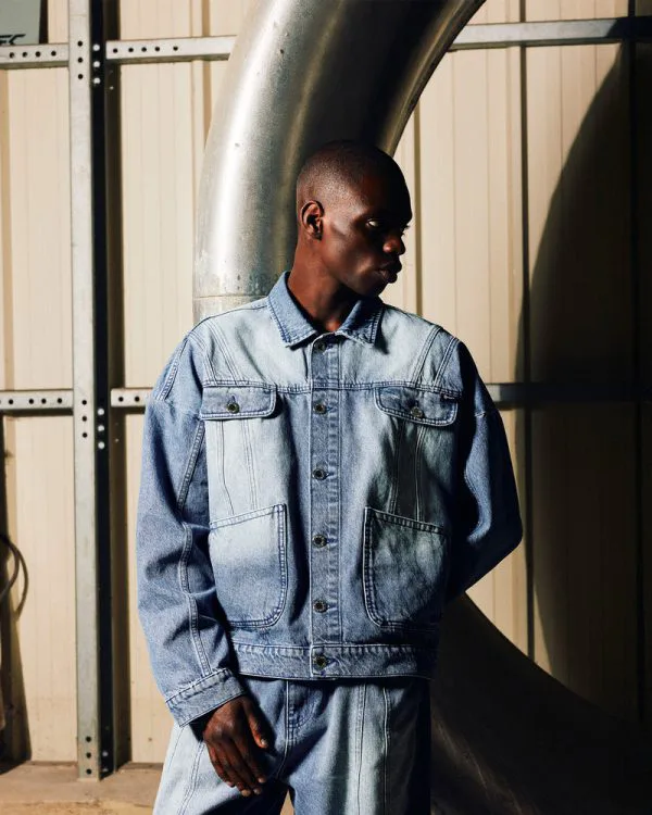 DENIM JACKET LIGHT BLUE - Vestes - streetwear Avenue Wear