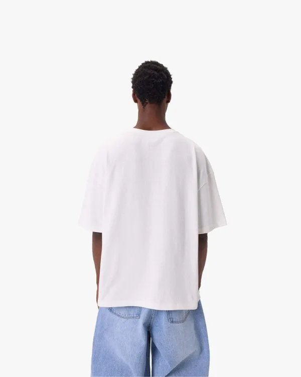 DRAWN SCRIPT TEE WHITE - T-Shirts - streetwear Avenue Wear