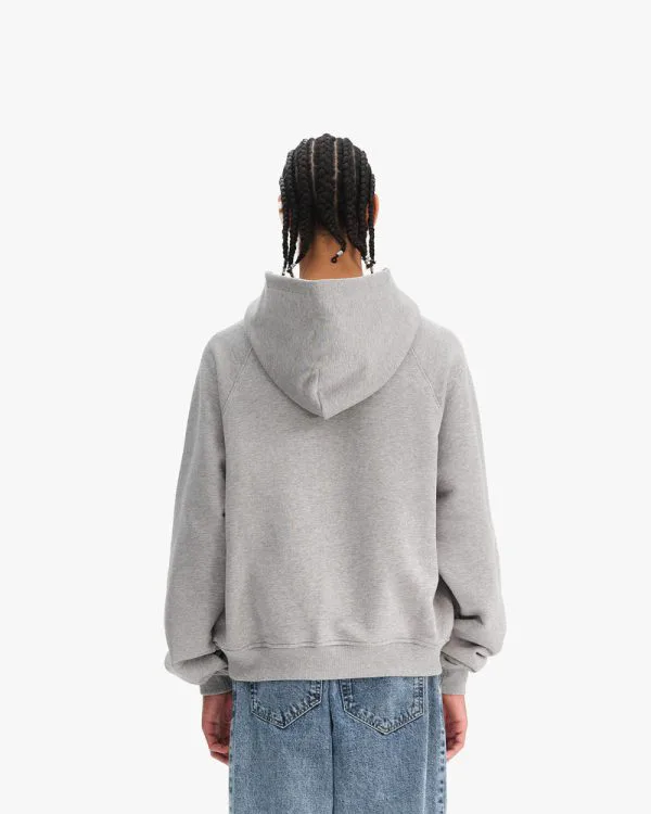 EAGLE TATTOO HOODIE MELANGE GREY - Sweats & Hoodies - streetwear Avenue Wear
