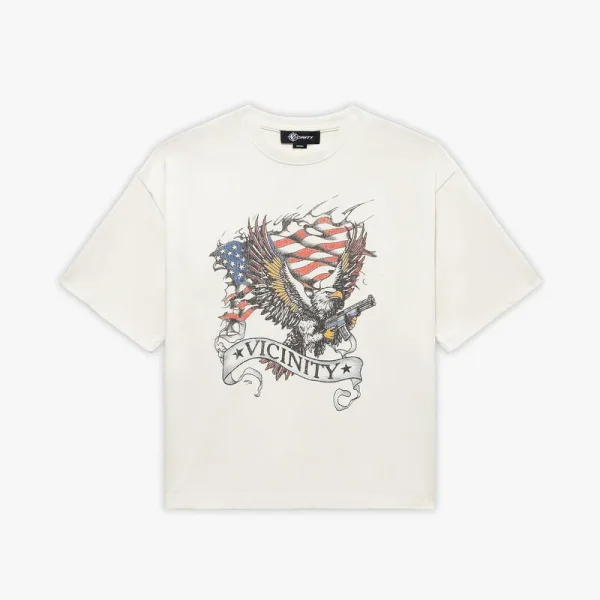 Eagle tattoo tee beige - Avenue Wear