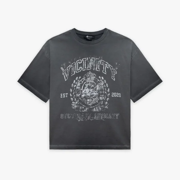 Emblem tee anthracite - Avenue Wear