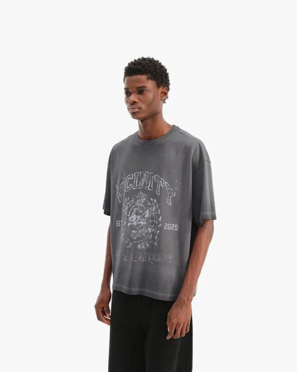 EMBLEM TEE ANTHRACITE - Sweats & Hoodies - streetwear Avenue Wear