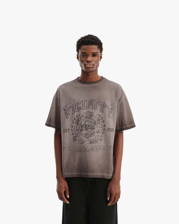 EMBLEM TEE BROWN - Sweats & Hoodies - streetwear Avenue Wear