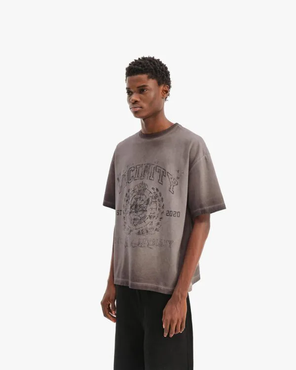 EMBLEM TEE BROWN - Sweats & Hoodies - streetwear Avenue Wear