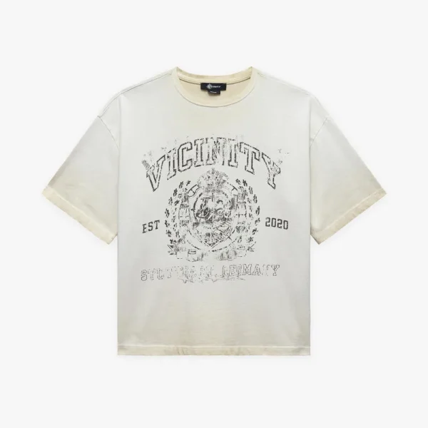 Emblem tee cream - Avenue Wear
