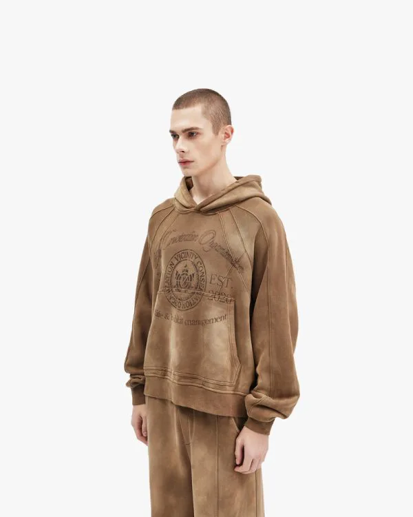 EXPLORER HOODIE BEIGE - Sweats & Hoodies - streetwear Avenue Wear