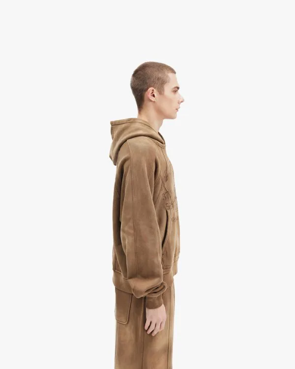 EXPLORER HOODIE BEIGE - Sweats & Hoodies - streetwear Avenue Wear